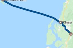 Traversée vers les îles Surin