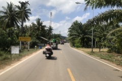 la route vers Chumphon