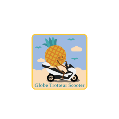 Globe trotteur scooter logo